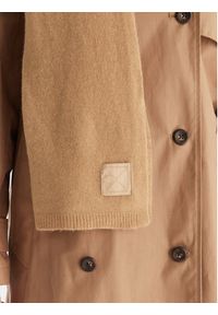 Calvin Klein Szalik Emblem LV04D8014G Beżowy. Kolor: beżowy. Materiał: kaszmir #3