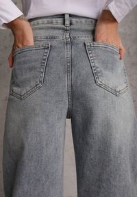 Renee - Jasnoniebieskie Jeansy z Bawełny Barrel Leg High Waist Vezorea. Okazja: na co dzień. Stan: podwyższony. Kolor: niebieski. Sezon: lato. Styl: casual #6