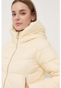 Silvian Heach kurtka puchowa damska kolor żółty zimowa. Kolor: żółty. Materiał: puch. Sezon: zima #5