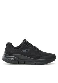 skechers - Skechers Sneakersy Arch Fit 232040/BBK Czarny. Kolor: czarny. Materiał: materiał #1