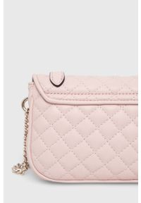 Guess torebka kolor różowy. Kolor: różowy. Materiał: pikowane #3