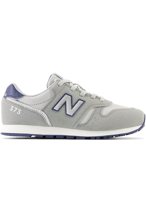 Buty dziecięce New Balance YC373VG2 – szare. Okazja: na uczelnię, na co dzień. Kolor: szary. Materiał: guma, materiał, syntetyk. Szerokość cholewki: normalna. Model: New Balance 373