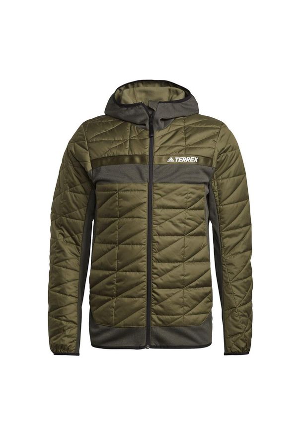 Adidas - Kurtka adidas Terrex Multi Primegreen Hybrid Insulated. Kolor: szary