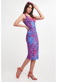 Versace Jeans Couture - Sukienka midi VERSACE JEANS COUTURE. Długość: midi