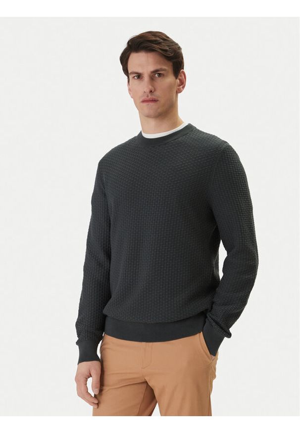 BOSS Sweter H-Imberto 50545283 Zielony Regular Fit. Kolor: zielony. Materiał: bawełna