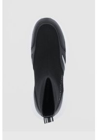 Calvin Klein Jeans Buty kolor czarny na platformie. Nosek buta: okrągły. Kolor: czarny. Materiał: guma. Obcas: na platformie #4