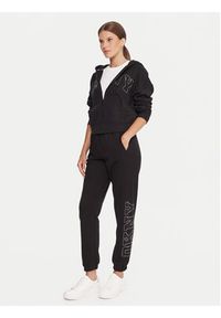 DKNY Sport Spodnie dresowe DP5P3737 Czarny Regular Fit. Kolor: czarny. Materiał: bawełna, syntetyk #3