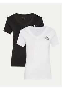 Calvin Klein Jeans Komplet 2 t-shirtów J20J223447 Kolorowy Regular Fit. Materiał: bawełna. Wzór: kolorowy