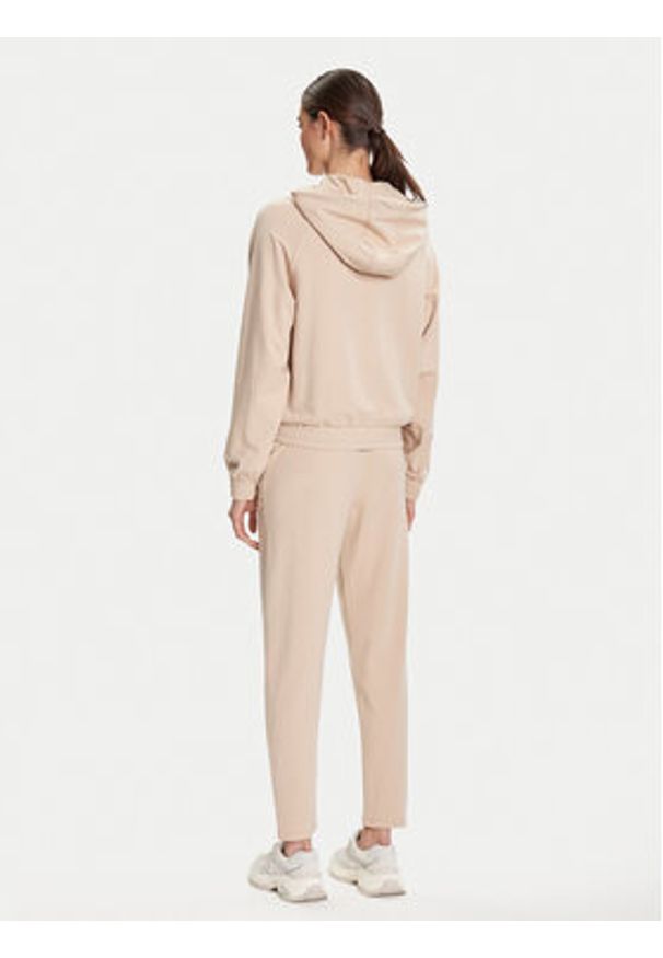 EA7 Emporio Armani Dres 7W000687 AF12502 U1046 Beżowy Regular Fit. Kolor: beżowy. Materiał: bawełna