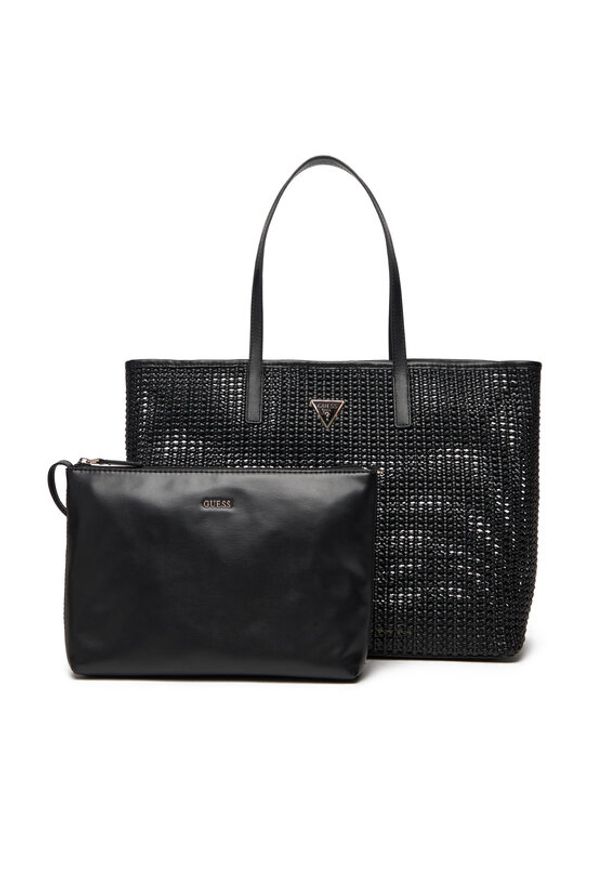Guess Torebka Brigitta HWWZ72 06240 Czarny. Kolor: czarny. Materiał: skórzane
