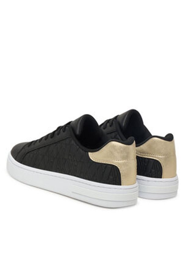 Armani Exchange Sneakersy XDX165 XV891 T780 Czarny. Kolor: czarny. Materiał: skóra