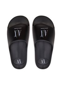 Armani Exchange Klapki XDP038 XV703 S277 Czarny. Kolor: czarny. Materiał: guma #4