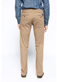 Selected - Spodnie. Kolor: brązowy. Materiał: tkanina. Wzór: gładki #2