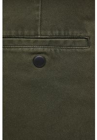 Sisley Spodnie męskie kolor zielony joggery. Okazja: na co dzień. Kolor: zielony. Materiał: tkanina. Wzór: gładki. Styl: casual #4