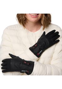 G-HEAT - Damskie rękawice ogrzewane CITY. Kolor: czarny. Materiał: tkanina, welur. Sezon: zima. Sport: narciarstwo #1