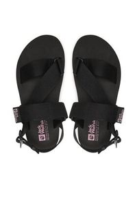 Jack Wolfskin Sandały Urban Entdeckung Belt Sandal W 4056801 Czarny. Kolor: czarny. Materiał: materiał #7