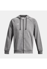 Bluza męska Under Armour Rival Fleece FZ Hoodie. Kolor: szary. Sport: fitness #1
