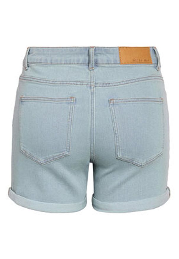 Noisy may - Noisy May Szorty jeansowe Debby 27032491 Niebieski Slim Fit. Kolor: niebieski. Materiał: bawełna