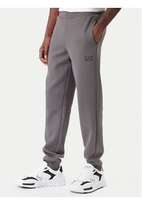 EA7 Emporio Armani Dres 7M001602 AF20845 U8086 Szary Regular Fit. Kolor: szary. Materiał: bawełna, syntetyk #6