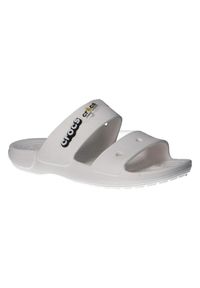 Klapki plażowe męskie Crocs Classic Sandal. Okazja: na plażę. Kolor: biały. Styl: sportowy #2