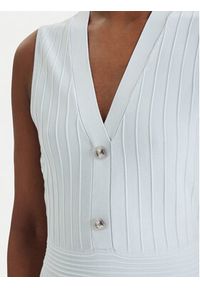 Guess Sukienka dzianinowa W6GK53 Z0658 Błękitny Regular Fit. Kolor: niebieski. Materiał: syntetyk #3