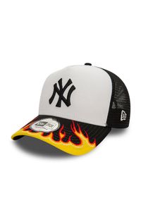 New Era Czapka z daszkiem MBL Flame Trucker N 60565478 Czarny. Kolor: czarny. Materiał: materiał