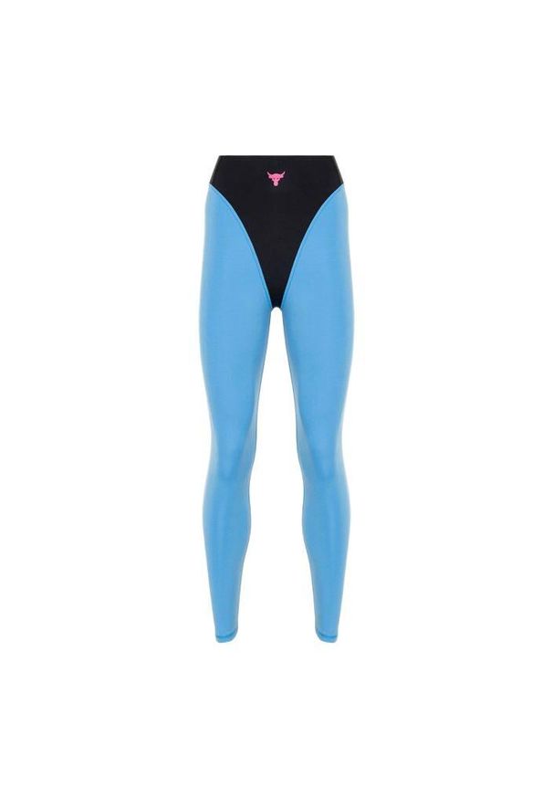 Legginsy treningowe damskie Under Armour Project Rock LG Grind Ankle Leg. Kolor: niebieski