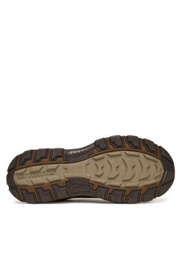 skechers - Skechers Trekkingi Knowlson 204920 DSRT Brązowy. Kolor: brązowy. Materiał: skóra. Sport: turystyka piesza