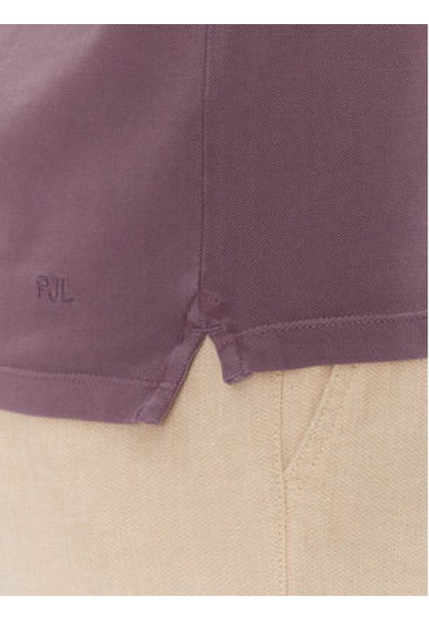 Pepe Jeans Polo New Oliver PM542099 Fioletowy Regular Fit. Typ kołnierza: polo. Kolor: fioletowy. Materiał: bawełna