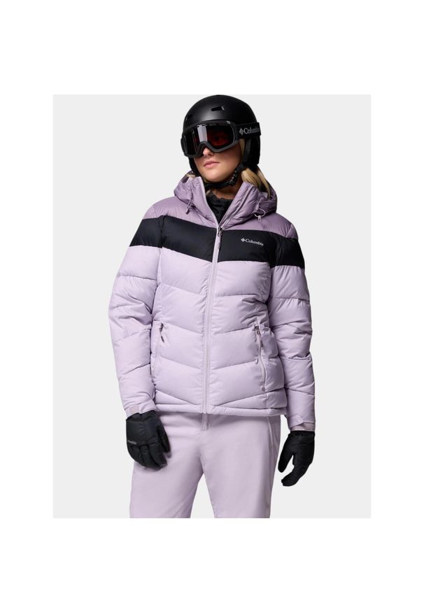 columbia - Kurtka Narciarska Damska Columbia Abbott Peak II. Kolor: fioletowy, wielokolorowy, czarny. Sezon: zima. Sport: narciarstwo