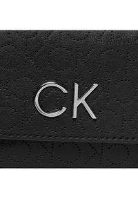 Calvin Klein Torebka Re-Lock Dbl Crossbody Bag Perf K60K609399 Czarny. Kolor: czarny. Materiał: skórzane #4