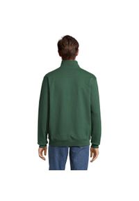SOL'S - Bluza Rozpinana Unisex Dla Dorosłych Conrad Quarter Zip. Kolor: zielony