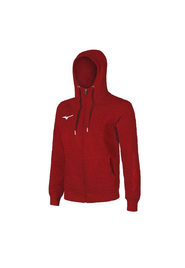 Bluza z kapturem Mizuno FZ. Typ kołnierza: kaptur. Kolor: niebieski. Sport: fitness