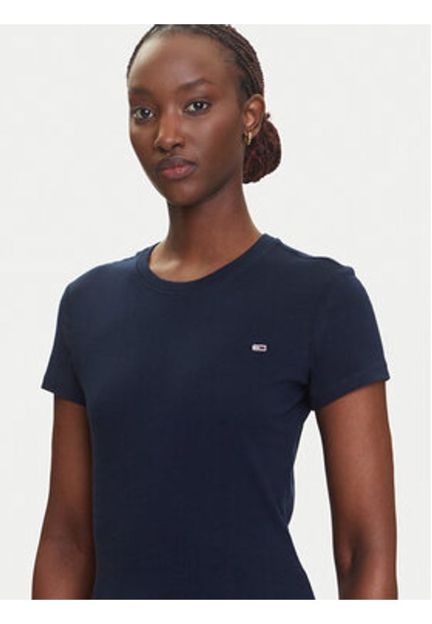 Tommy Jeans Komplet 2 t-shirtów DW0DW21366 Kolorowy Slim Fit. Materiał: bawełna. Wzór: kolorowy