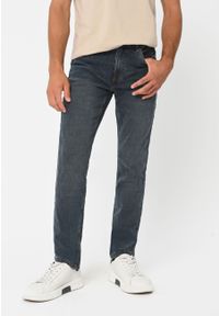 Volcano - Jeansy, Slim Fit, D-DEXTER 49. Kolor: szary. Styl: klasyczny, elegancki #1