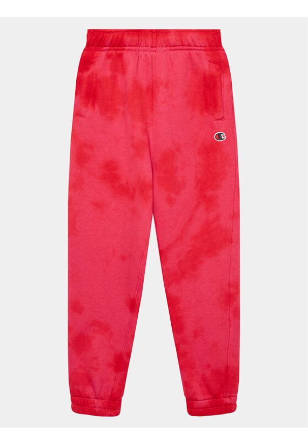 Champion Spodnie dresowe 404636 Różowy Regular Fit. Kolor: różowy. Materiał: bawełna