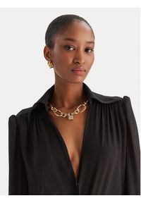 Babylon Body E00514 Czarny Regular Fit. Kolor: czarny. Materiał: wiskoza #4