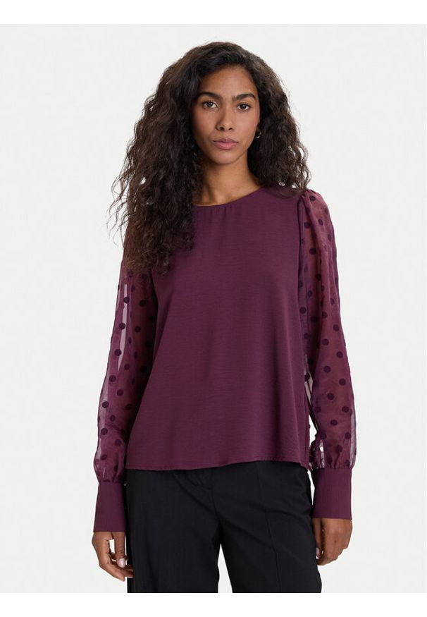 Vero Moda Bluzka Alva 10337474 Fioletowy Regular Fit. Kolor: fioletowy. Materiał: syntetyk