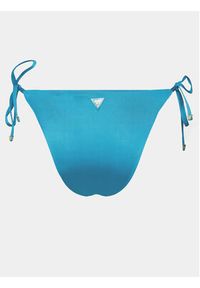 Guess Dół od bikini E4GO06 KC5Z0 Niebieski. Kolor: niebieski. Materiał: syntetyk