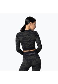 Top treningowy damski Carpatree Camo Seamless. Kolor: zielony