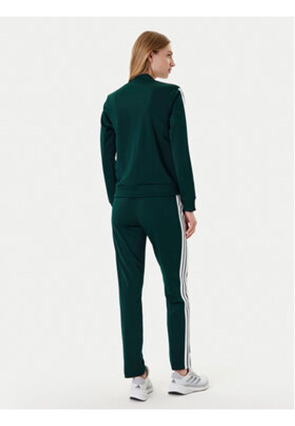 Adidas - adidas Dres Essentials 3-Stripes JX0505 Zielony Regular Fit. Kolor: zielony. Materiał: syntetyk