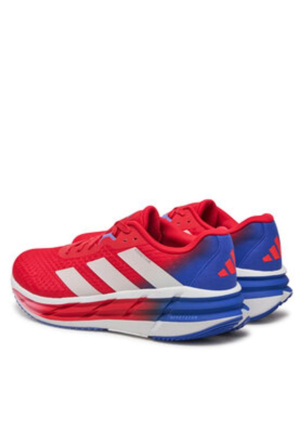Adidas - adidas Buty do biegania adistar 3 JI1242 Czerwony. Kolor: czerwony. Materiał: materiał