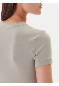 Guess T-Shirt W2YI44 J1314 Khaki Regular Fit. Kolor: brązowy. Materiał: bawełna #5