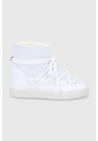 Inuikii Śniegowce kolor biały. Nosek buta: okrągły. Zapięcie: sznurówki. Kolor: biały. Materiał: wełna, guma #1