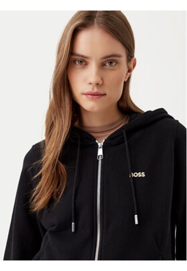 BOSS Bluza C_Emus 50531834 Czarny Regular Fit. Kolor: czarny. Materiał: bawełna