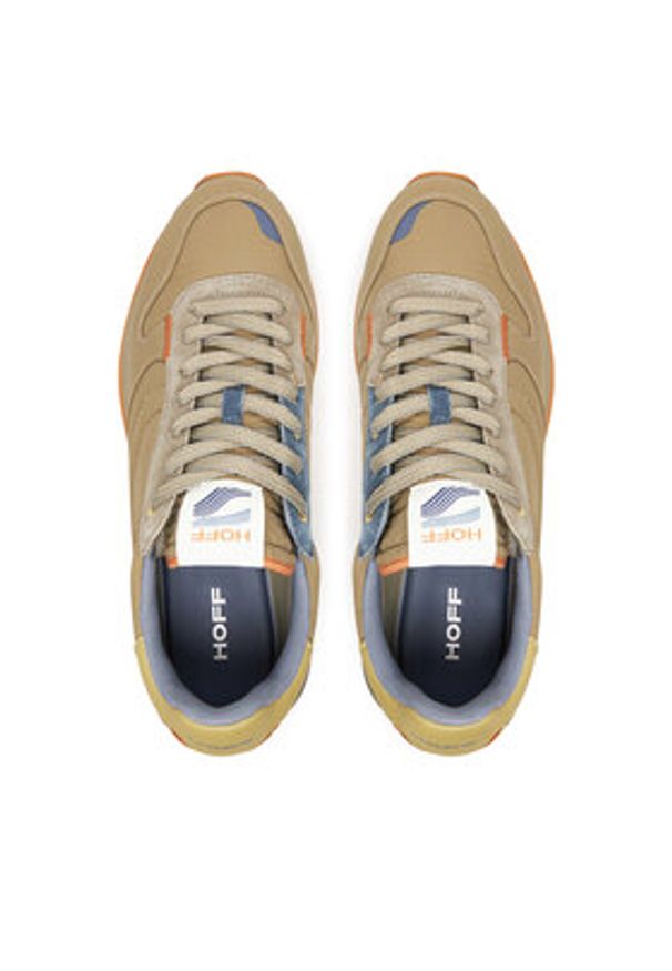 HOFF Sneakersy Track & Field 22517603 Khaki. Kolor: brązowy. Materiał: skóra, zamsz