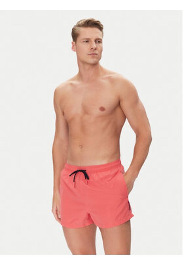 YSABEL MORA - Ysabel Mora Szorty kąpielowe 90356 Koralowy Regular Fit. Kolor: pomarańczowy. Materiał: syntetyk