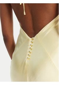 BARDOT - Bardot Sukienka wieczorowa Yve Contrast Halter 59315DB Żółty Slim Fit. Typ kołnierza: dekolt halter. Kolor: żółty. Materiał: wiskoza. Styl: wizytowy #2