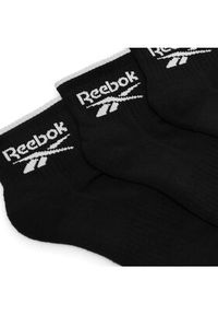 Reebok Zestaw 3 par wysokich skarpet unisex R0362-SS24 (3-pack) Czarny. Kolor: czarny