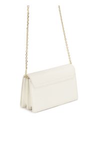 Kazar - Mała skórzana torebka na łańcuchu. Kolor: biały. Wzór: aplikacja. Materiał: skórzane. Rozmiar: małe #8